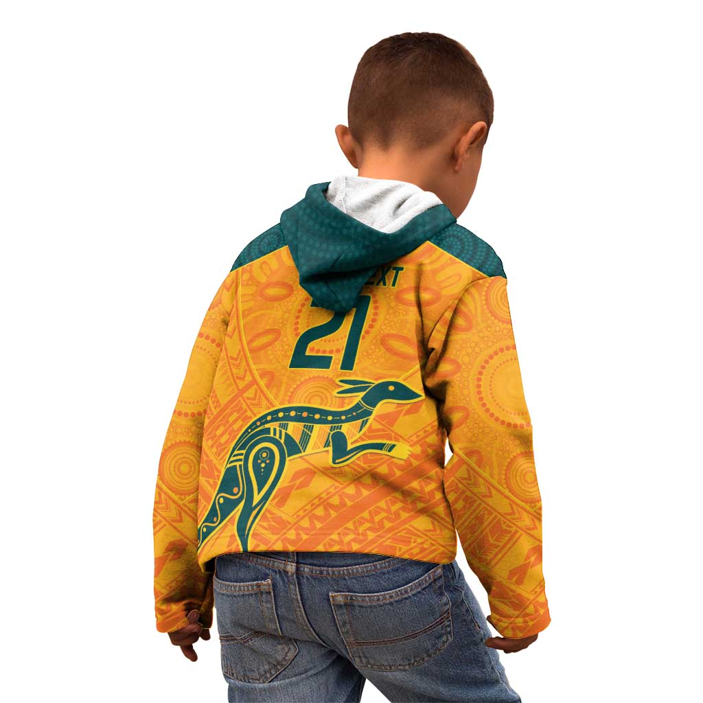 Custom Australia Rugby Kid Hoodie Summer Paris 2024