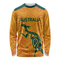Custom Australia Rugby Long Sleeve Shirt Summer Paris 2024