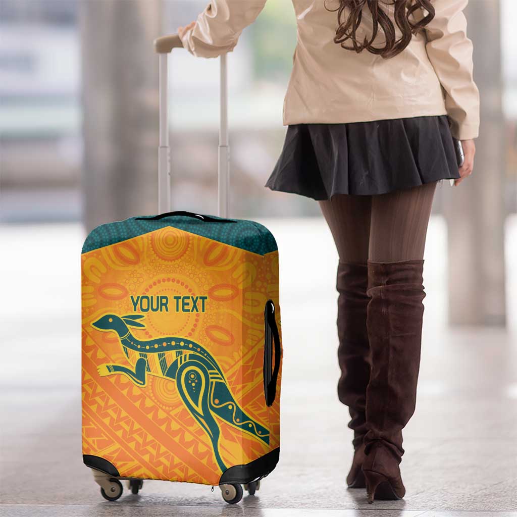 Custom Australia Rugby Luggage Cover Summer Paris 2024