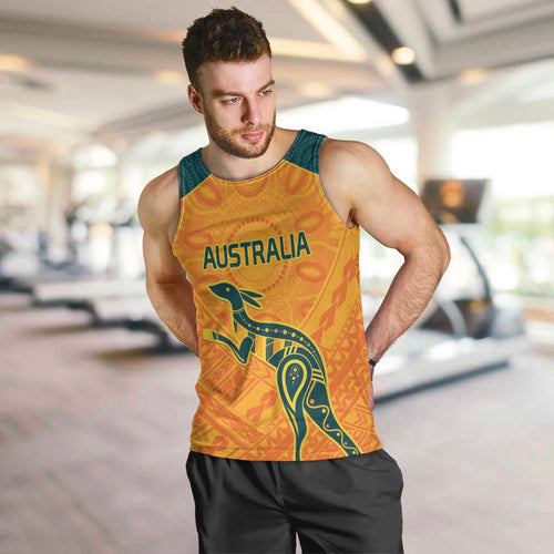 Custom Australia Rugby Men Tank Top Summer Paris 2024