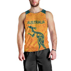 Custom Australia Rugby Men Tank Top Summer Paris 2024