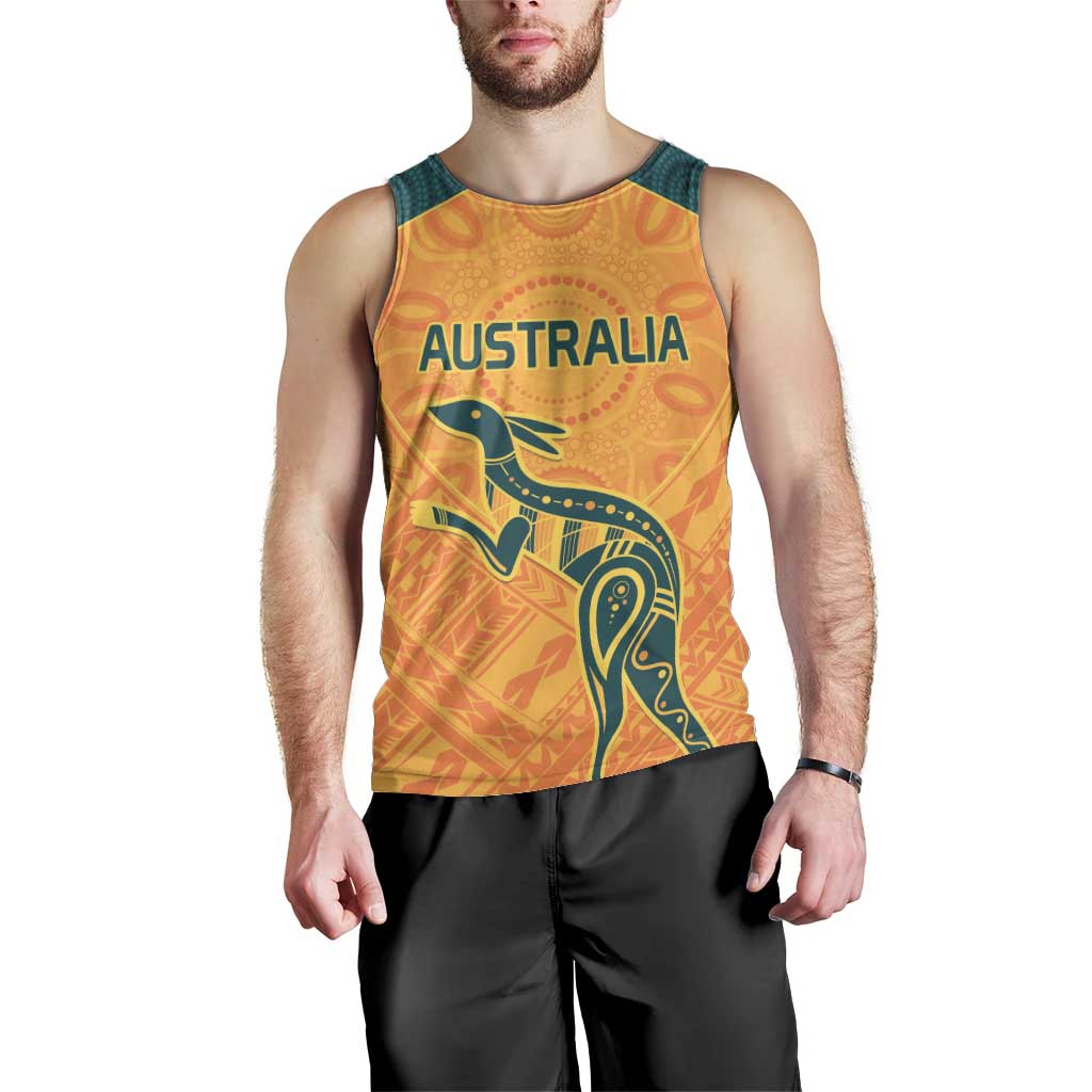 Custom Australia Rugby Men Tank Top Summer Paris 2024