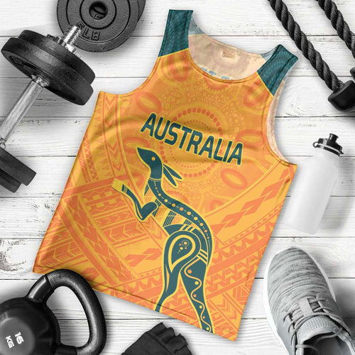 Custom Australia Rugby Men Tank Top Summer Paris 2024