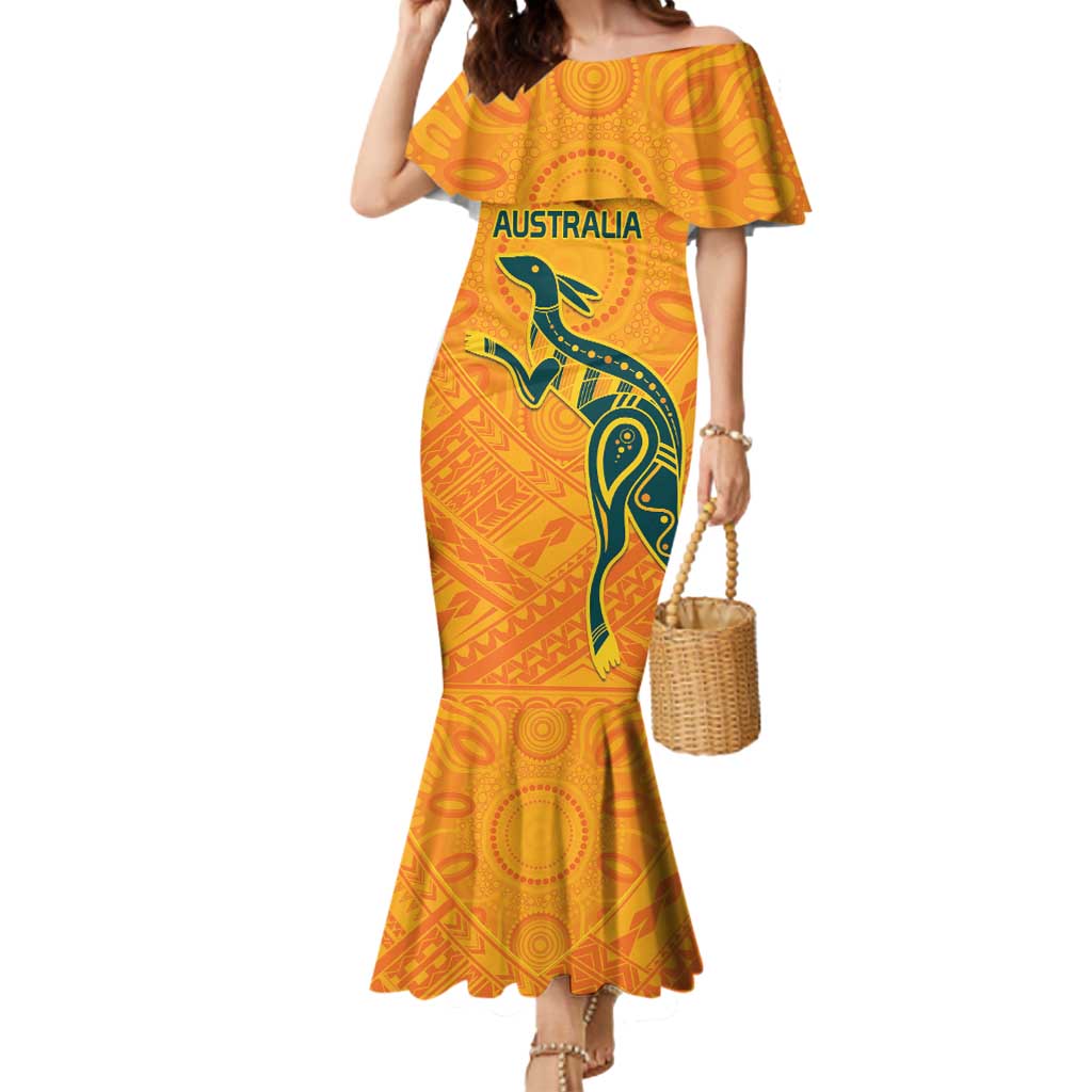 Custom Australia Rugby Mermaid Dress Summer Paris 2024