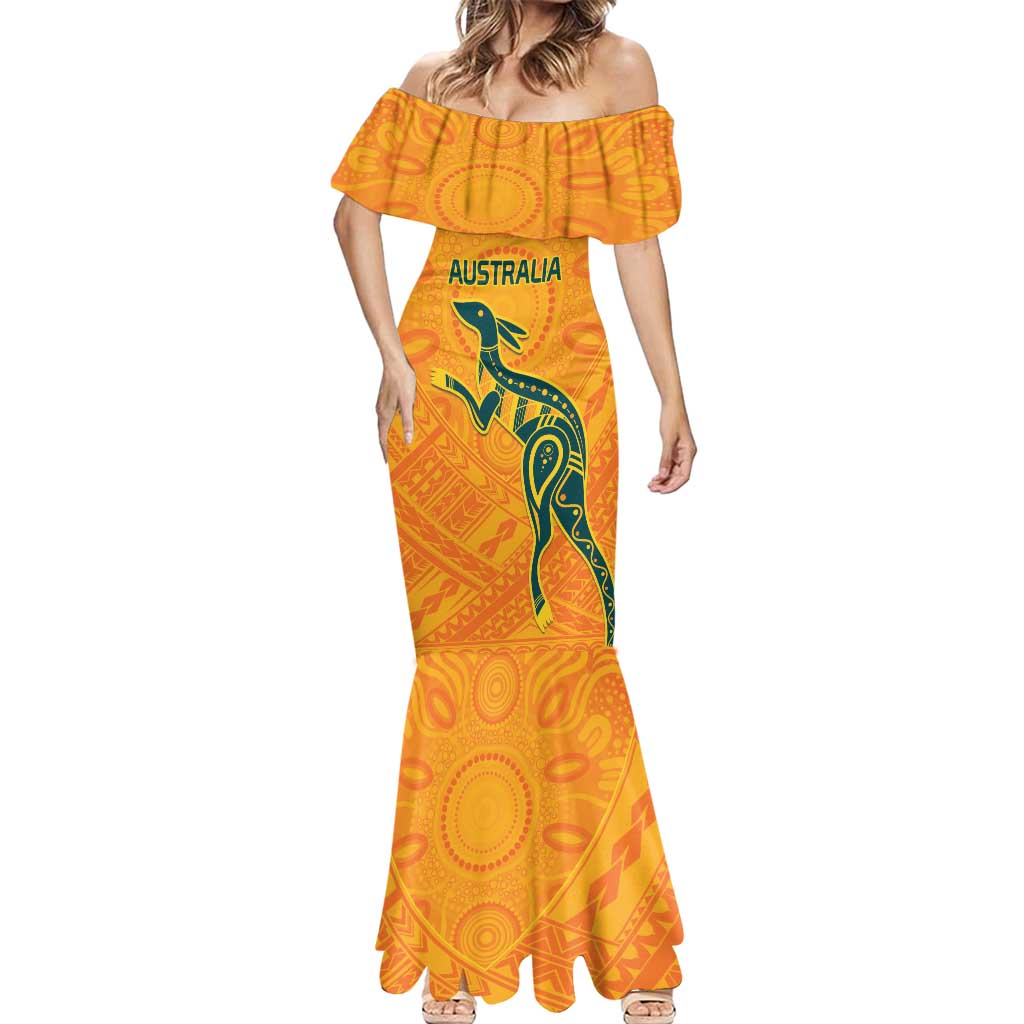 Custom Australia Rugby Mermaid Dress Summer Paris 2024