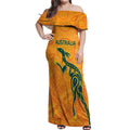 Custom Australia Rugby Off Shoulder Maxi Dress Summer Paris 2024