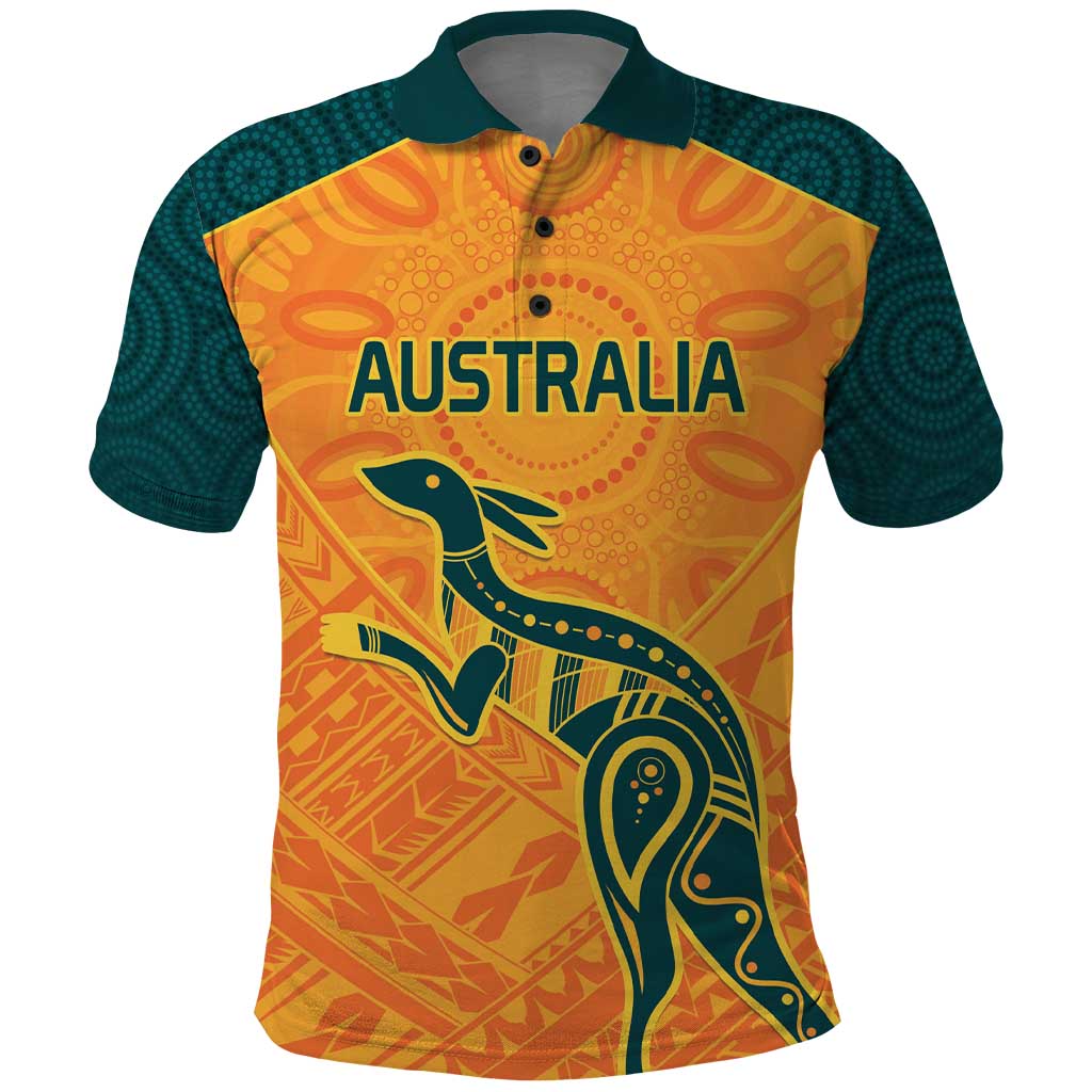 Custom Australia Rugby Polo Shirt Summer Paris 2024