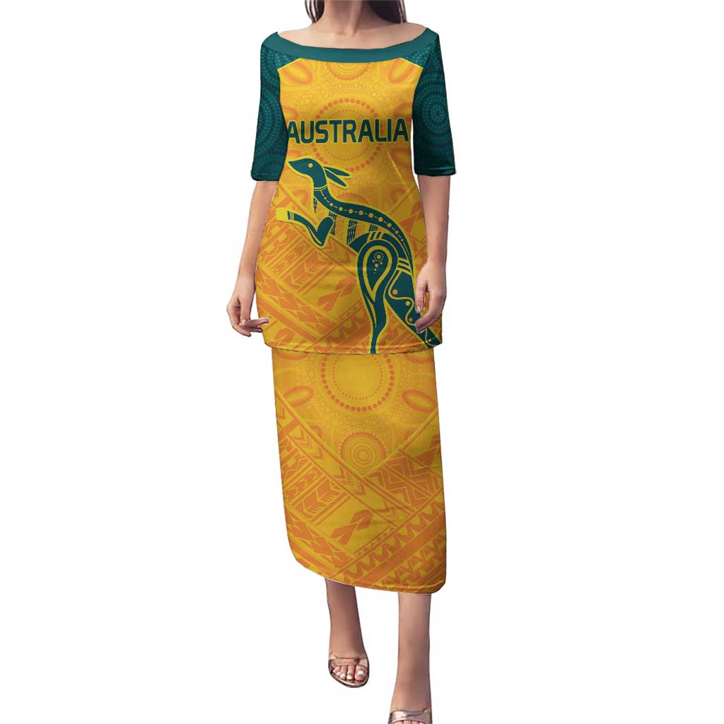 Custom Australia Rugby Puletasi Summer Paris 2024
