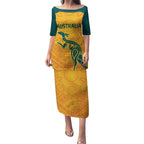 Custom Australia Rugby Puletasi Summer Paris 2024