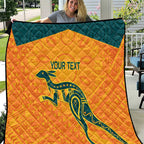 Custom Australia Rugby Quilt Summer Paris 2024