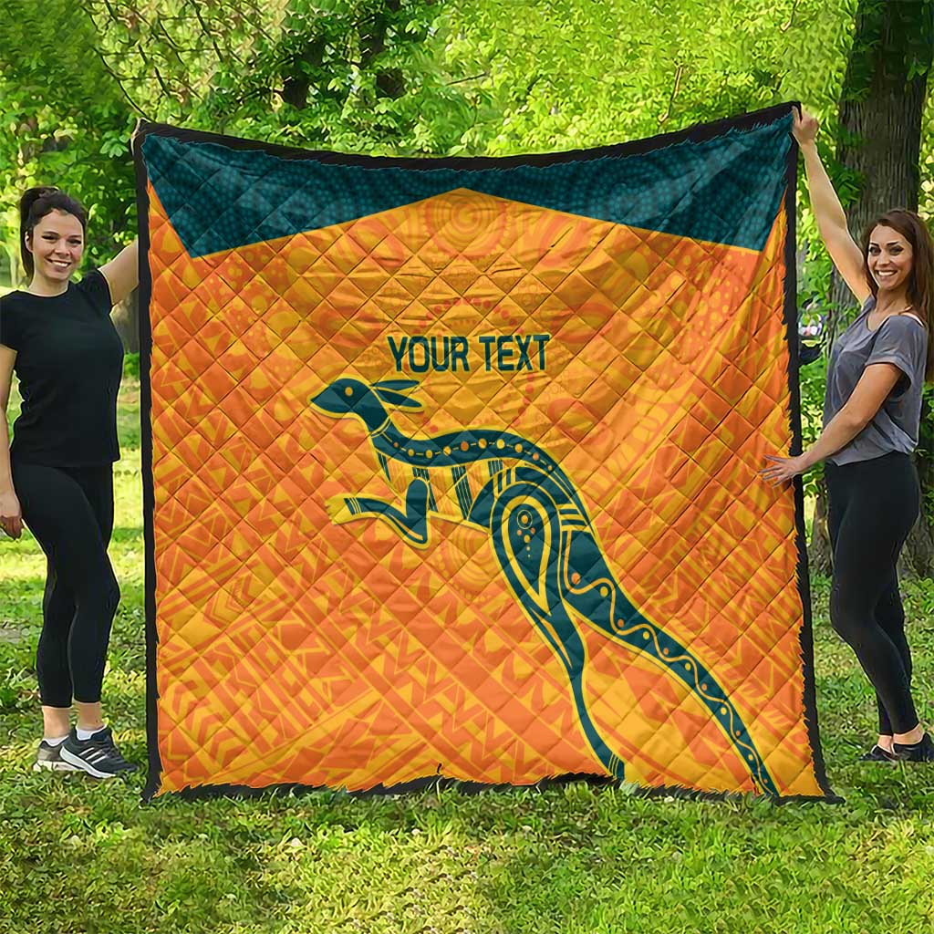 Custom Australia Rugby Quilt Summer Paris 2024