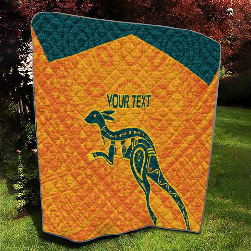Custom Australia Rugby Quilt Summer Paris 2024