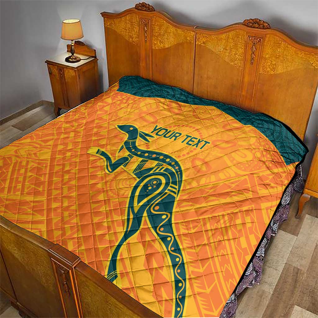Custom Australia Rugby Quilt Summer Paris 2024