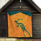Custom Australia Rugby Quilt Summer Paris 2024