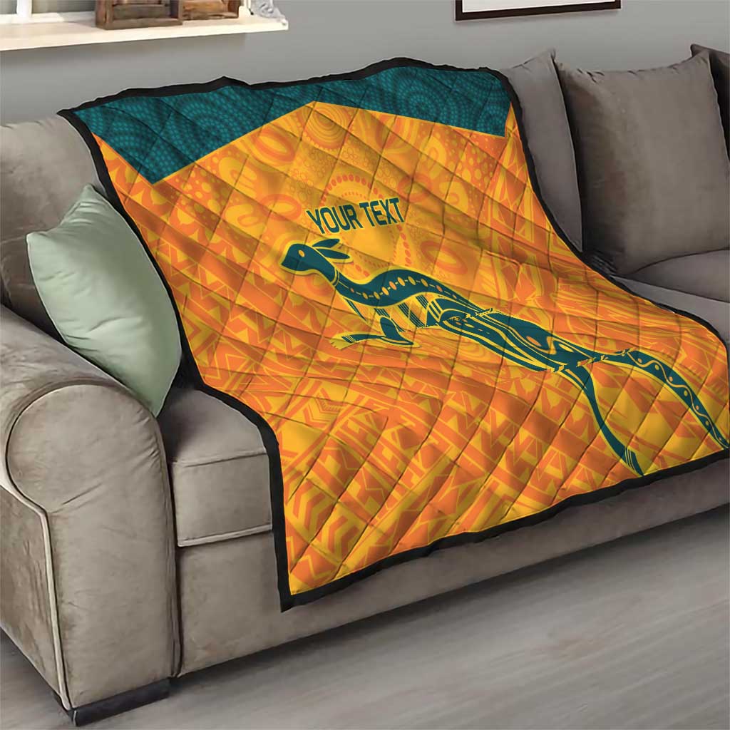 Custom Australia Rugby Quilt Summer Paris 2024