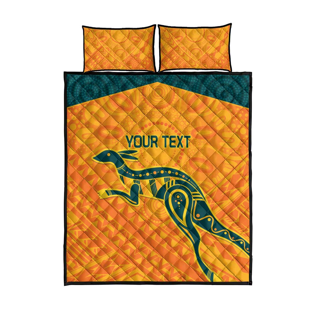 Custom Australia Rugby Quilt Bed Set Summer Paris 2024