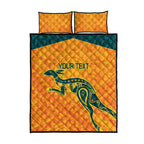 Custom Australia Rugby Quilt Bed Set Summer Paris 2024