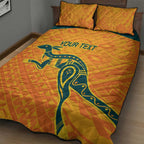 Custom Australia Rugby Quilt Bed Set Summer Paris 2024