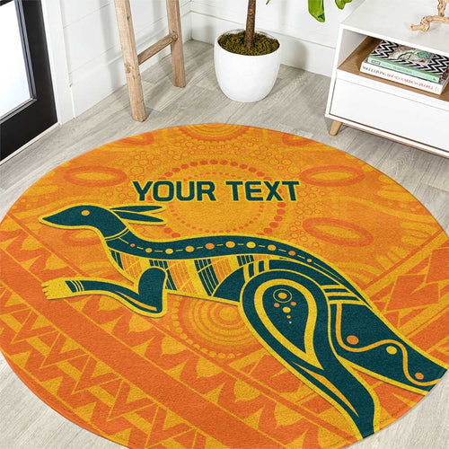 Custom Australia Rugby Round Carpet Summer Paris 2024