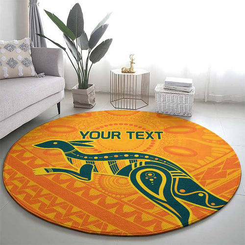 Custom Australia Rugby Round Carpet Summer Paris 2024