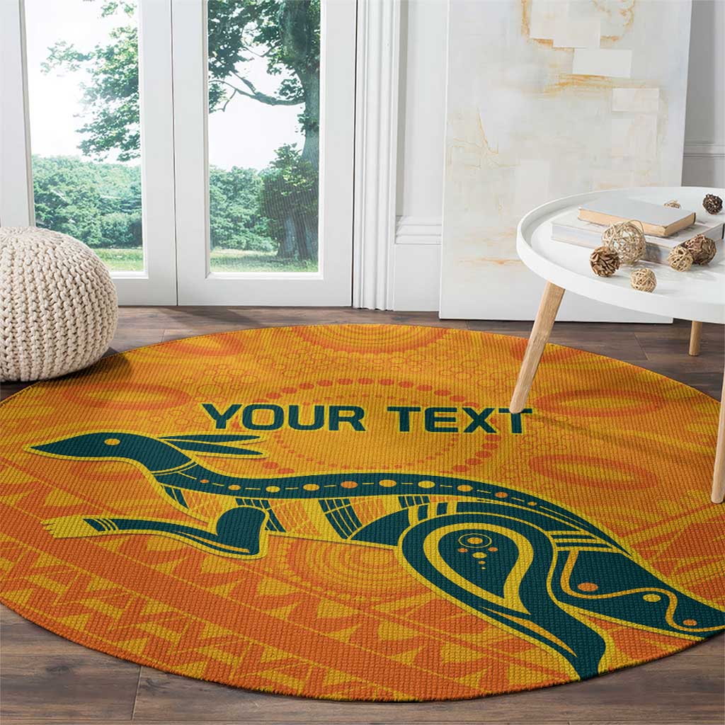 Custom Australia Rugby Round Carpet Summer Paris 2024