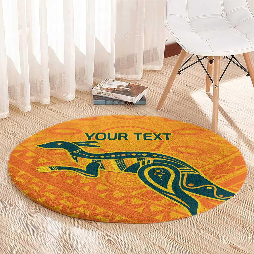 Custom Australia Rugby Round Carpet Summer Paris 2024