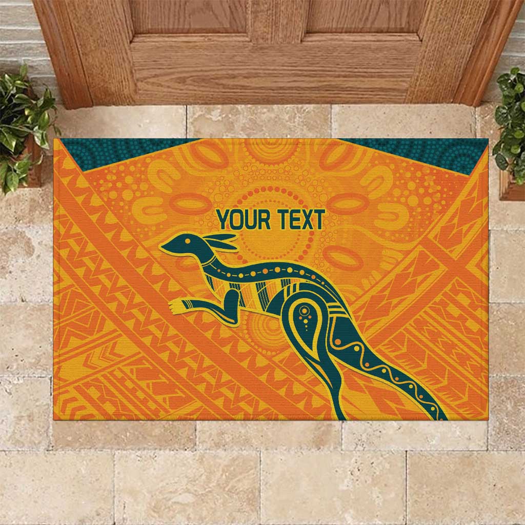 Custom Australia Rugby Rubber Doormat Summer Paris 2024