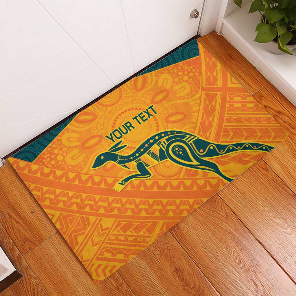 Custom Australia Rugby Rubber Doormat Summer Paris 2024