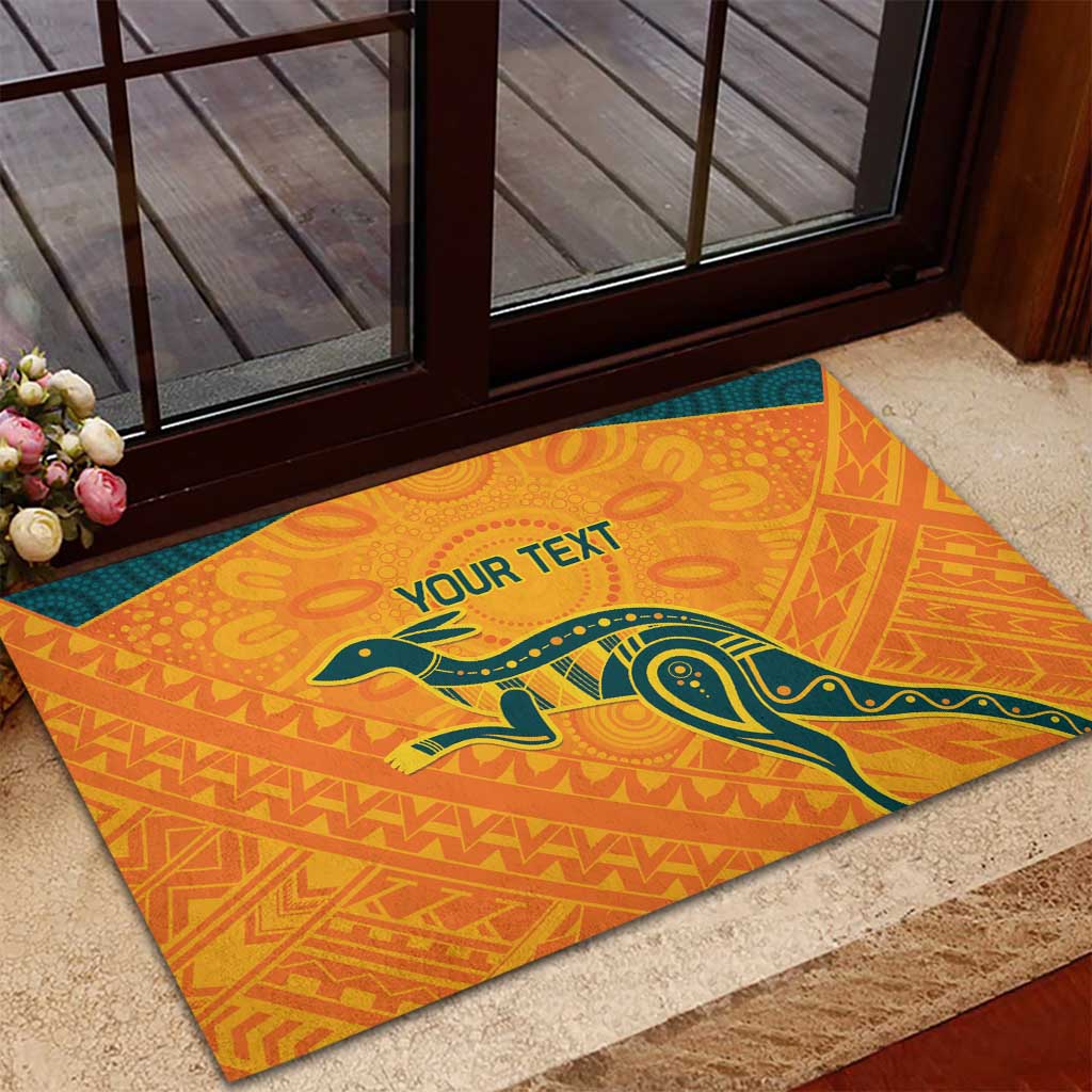 Custom Australia Rugby Rubber Doormat Summer Paris 2024