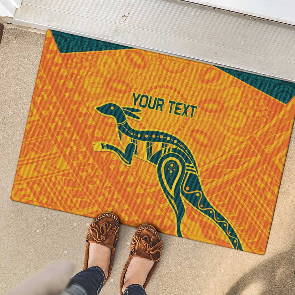 Custom Australia Rugby Rubber Doormat Summer Paris 2024