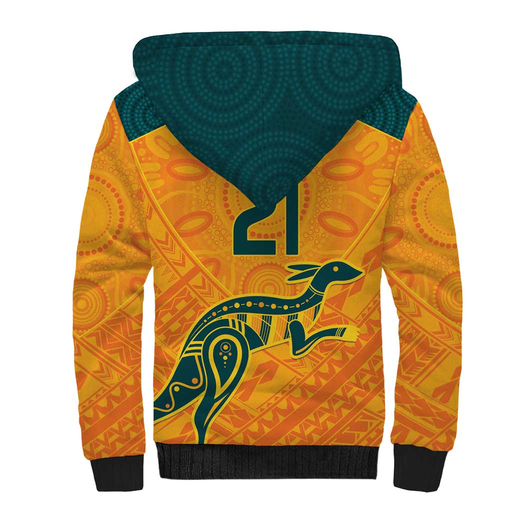 Custom Australia Rugby Sherpa Hoodie Summer Paris 2024