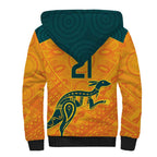 Custom Australia Rugby Sherpa Hoodie Summer Paris 2024