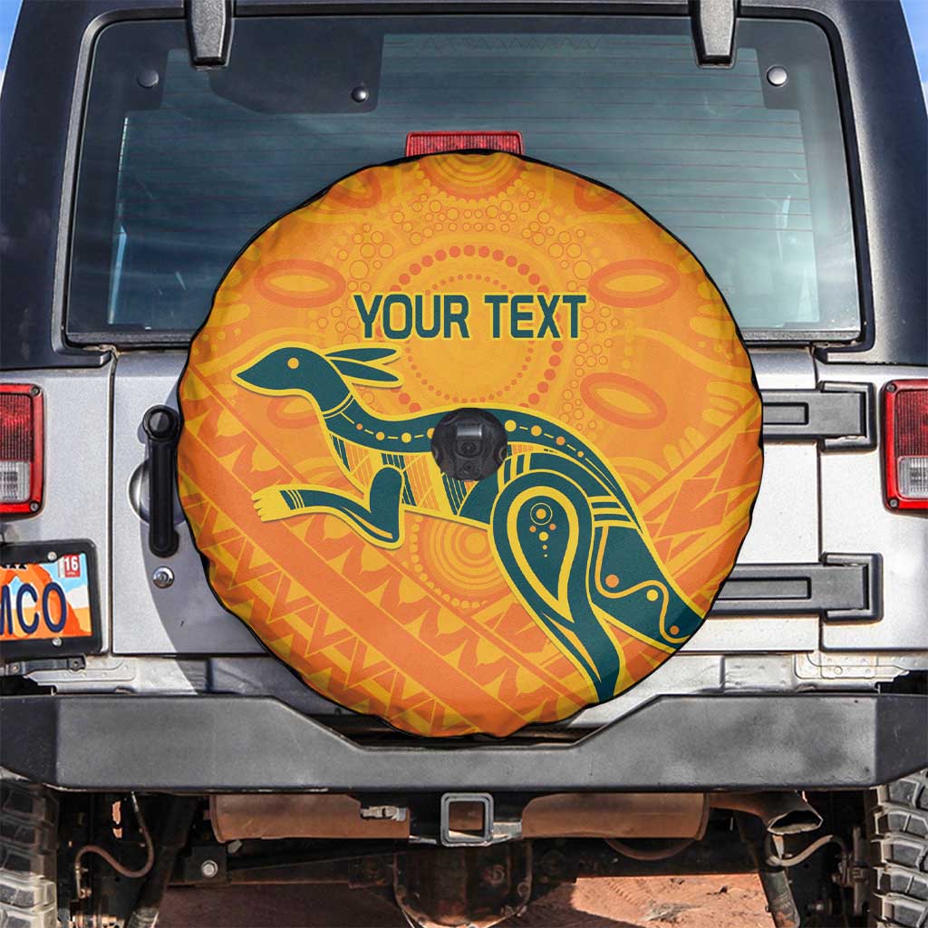 Custom Australia Rugby Spare Tire Cover Summer Paris 2024