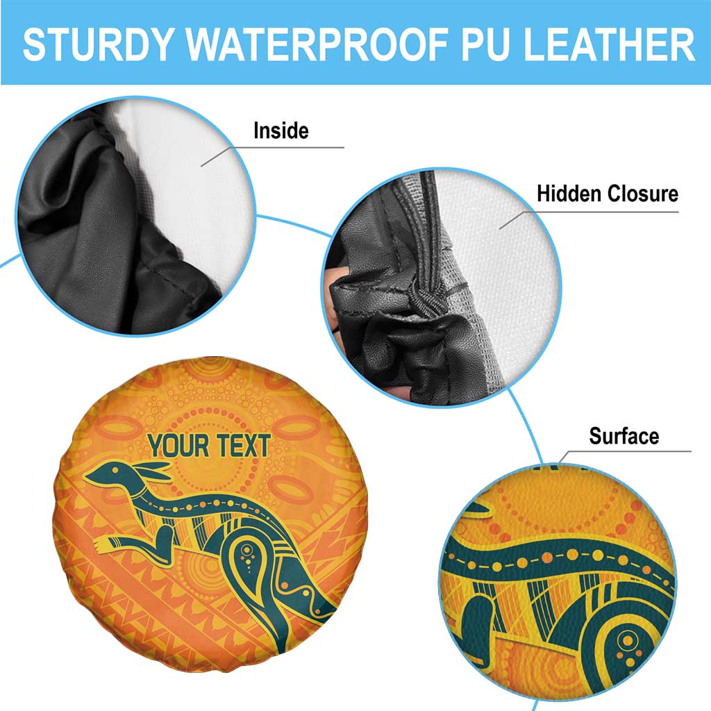 Custom Australia Rugby Spare Tire Cover Summer Paris 2024