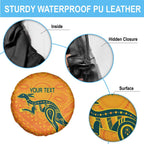 Custom Australia Rugby Spare Tire Cover Summer Paris 2024