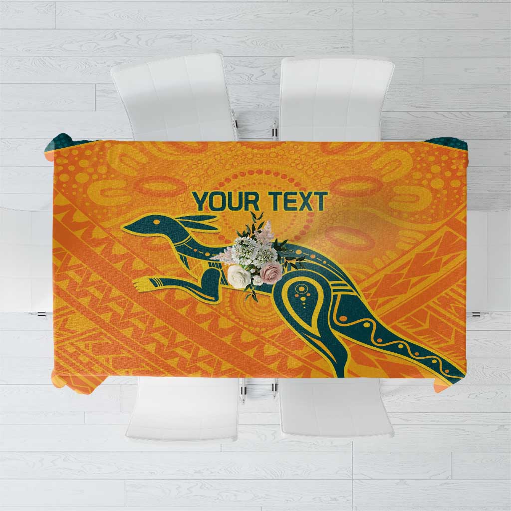 Custom Australia Rugby Tablecloth Summer Paris 2024