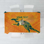 Custom Australia Rugby Tablecloth Summer Paris 2024