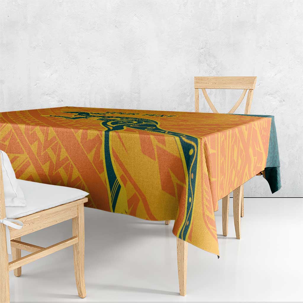 Custom Australia Rugby Tablecloth Summer Paris 2024