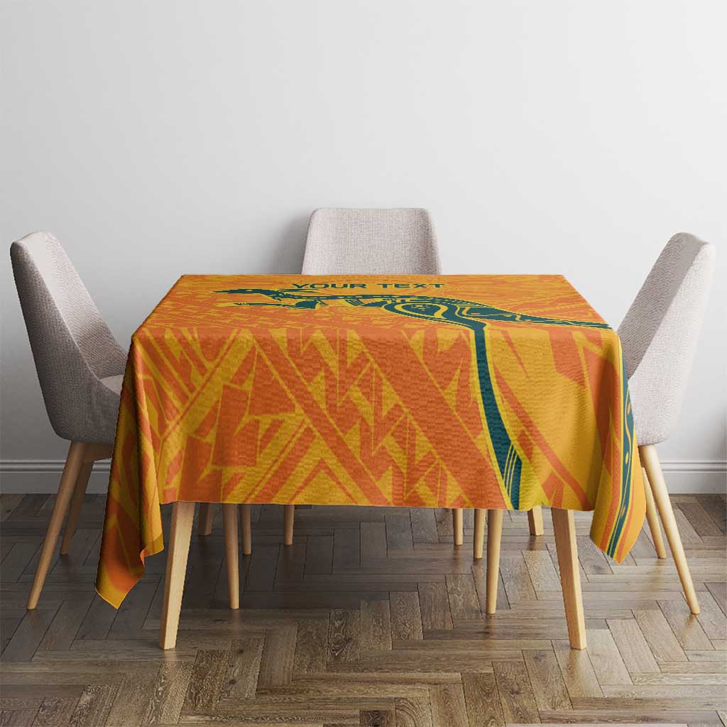 Custom Australia Rugby Tablecloth Summer Paris 2024