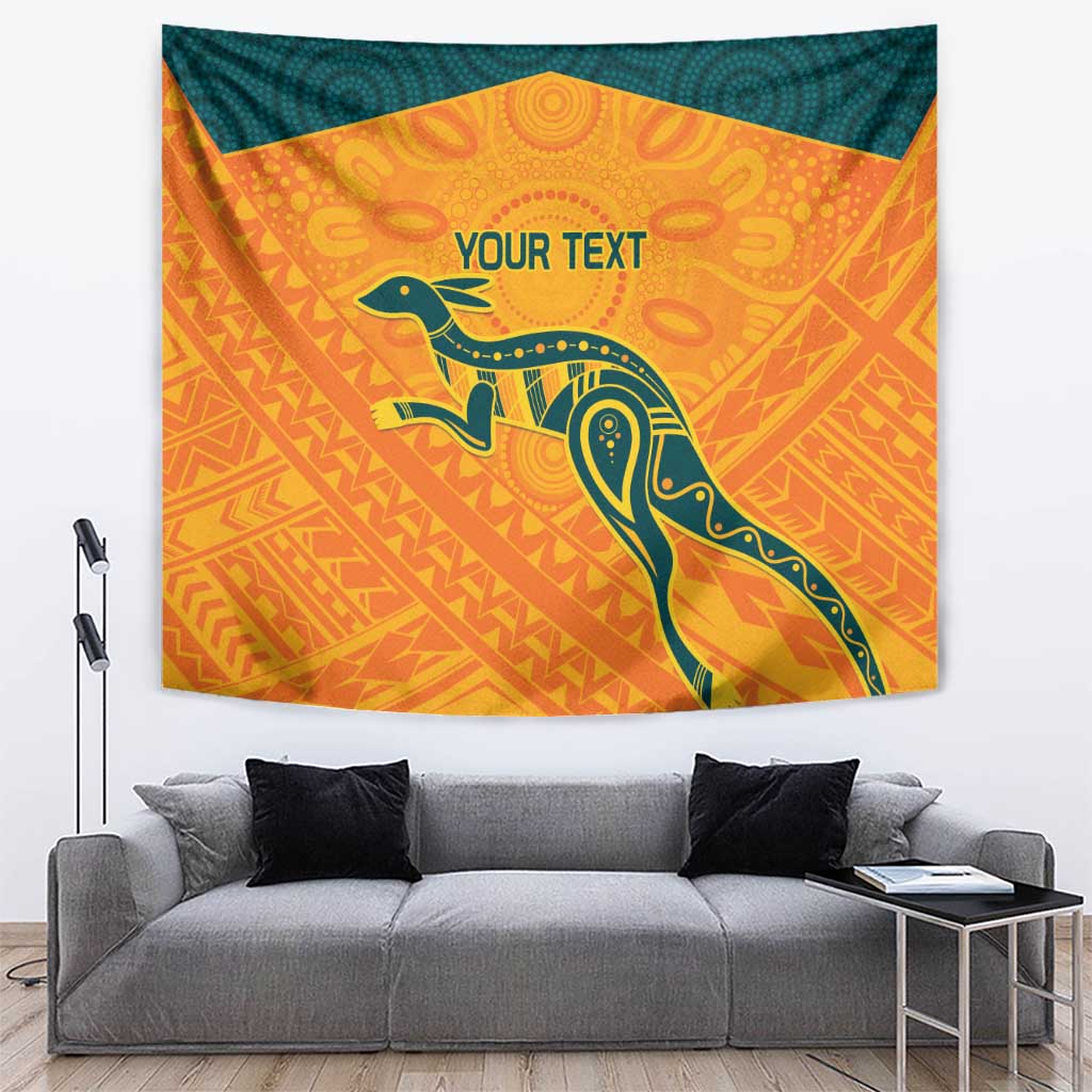 Custom Australia Rugby Tapestry Summer Paris 2024