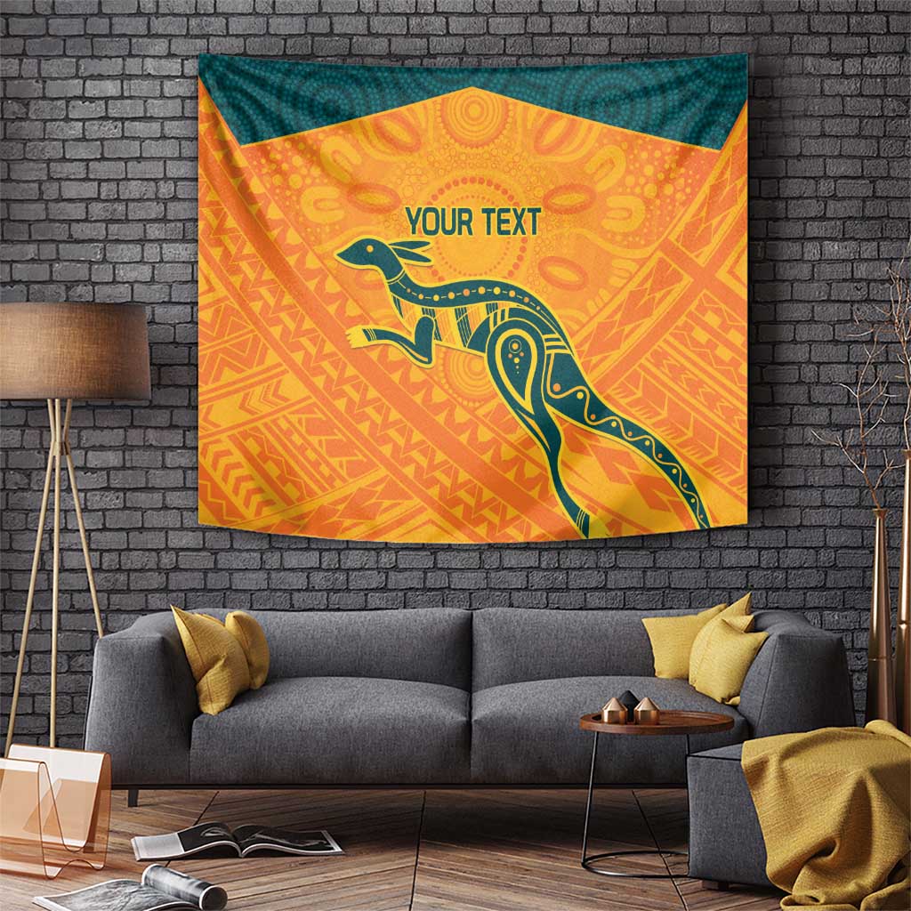 Custom Australia Rugby Tapestry Summer Paris 2024