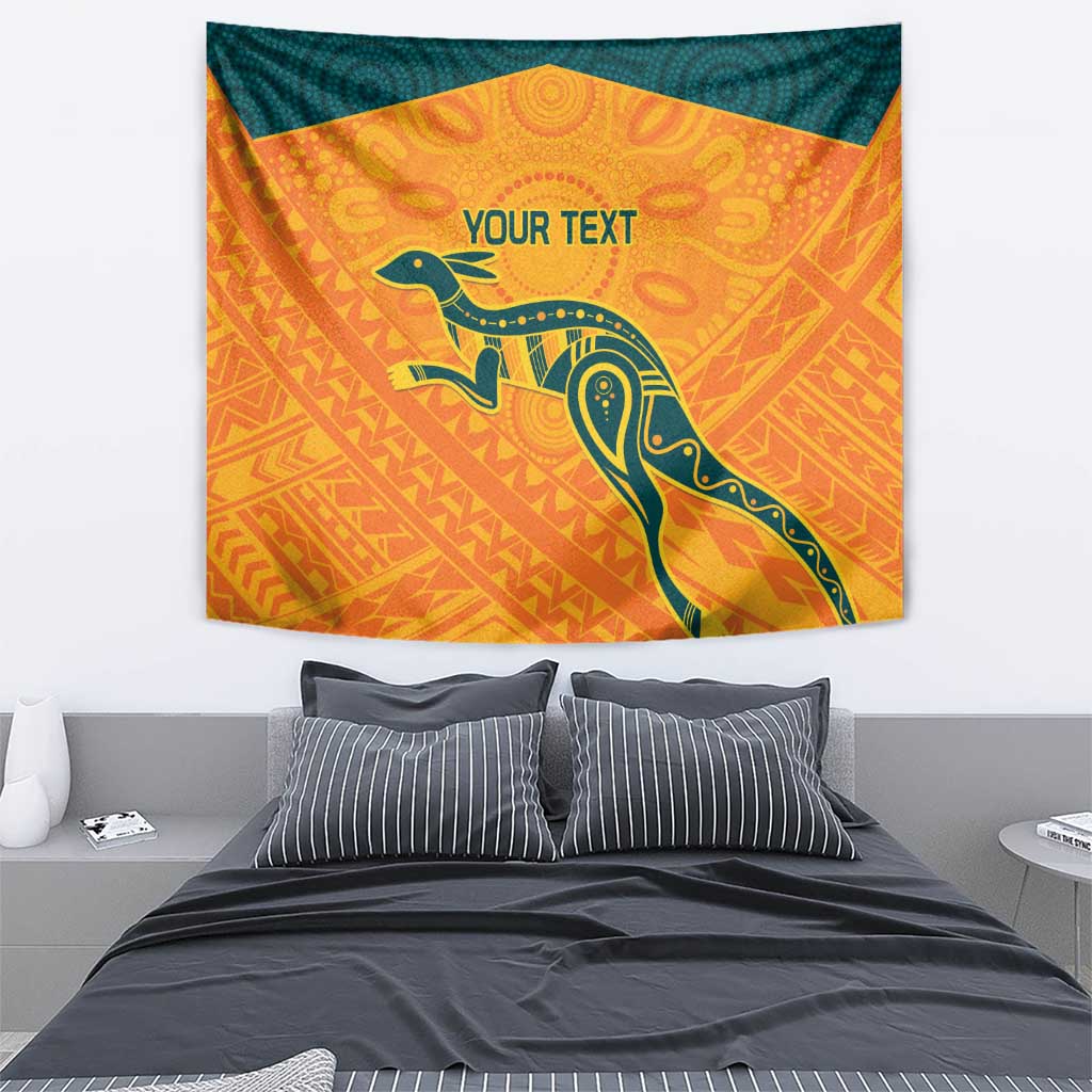 Custom Australia Rugby Tapestry Summer Paris 2024