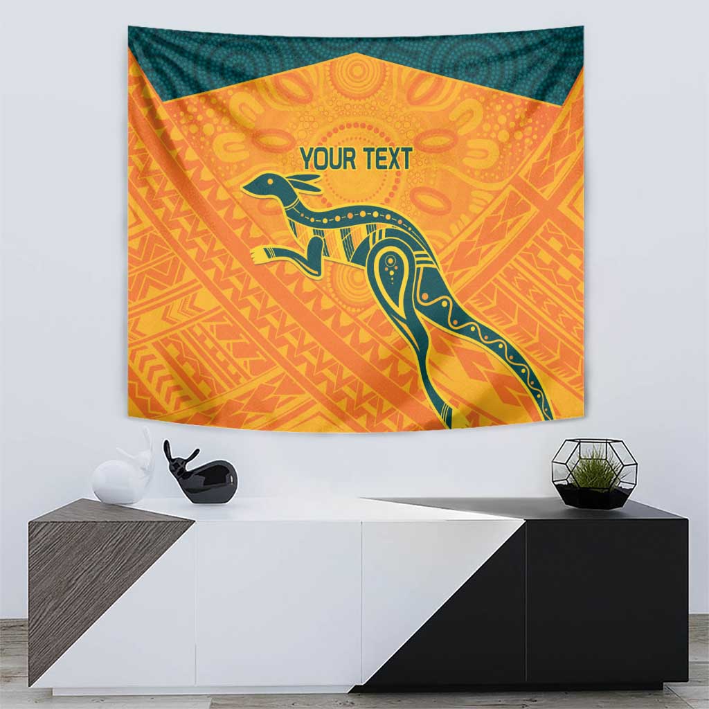 Custom Australia Rugby Tapestry Summer Paris 2024