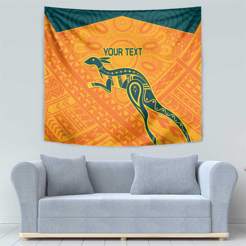 Custom Australia Rugby Tapestry Summer Paris 2024