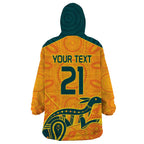 Custom Australia Rugby Wearable Blanket Hoodie Summer Paris 2024