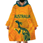 Custom Australia Rugby Wearable Blanket Hoodie Summer Paris 2024