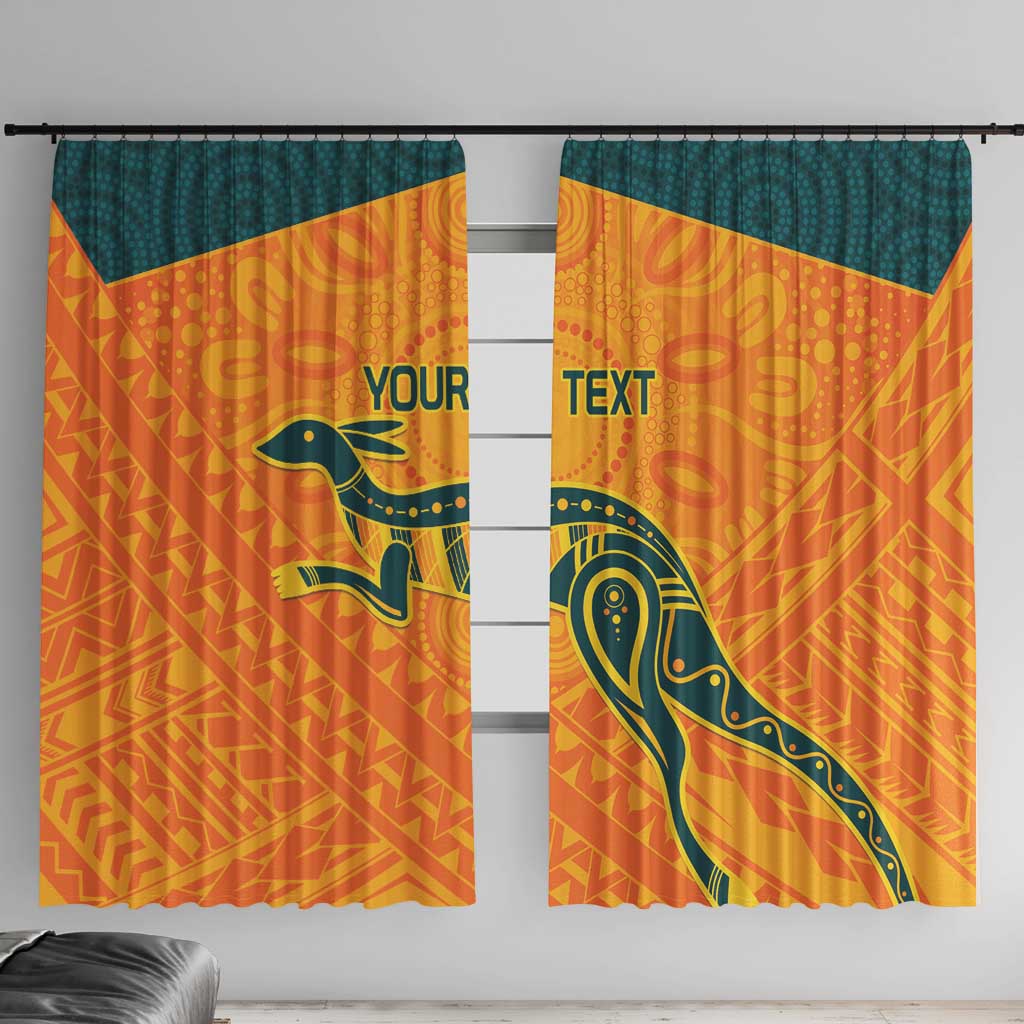 Custom Australia Rugby Window Curtain Summer Paris 2024