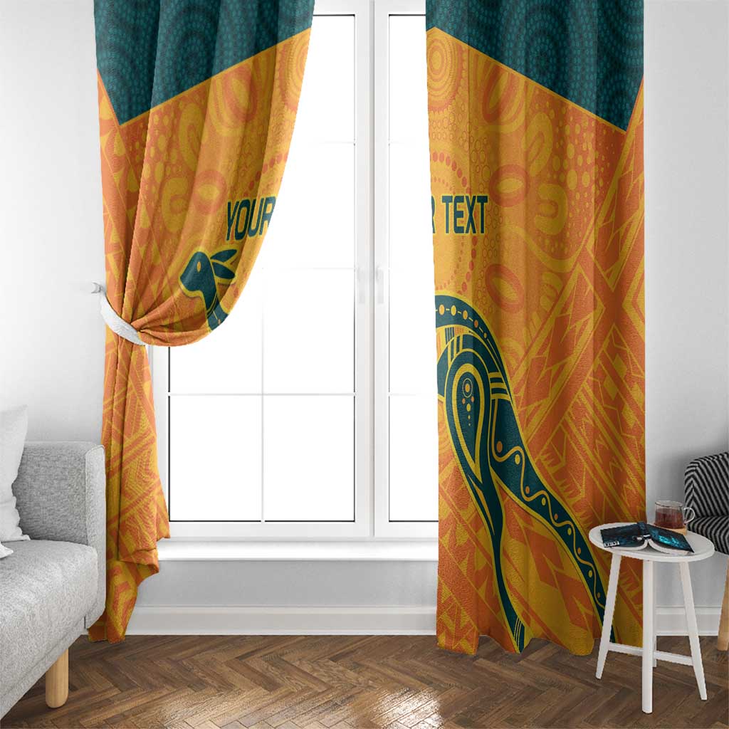 Custom Australia Rugby Window Curtain Summer Paris 2024
