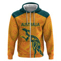 Custom Australia Rugby Zip Hoodie Summer Paris 2024