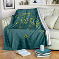 Custom Australia Rugby Blanket Proud of Aussie Kangaroo